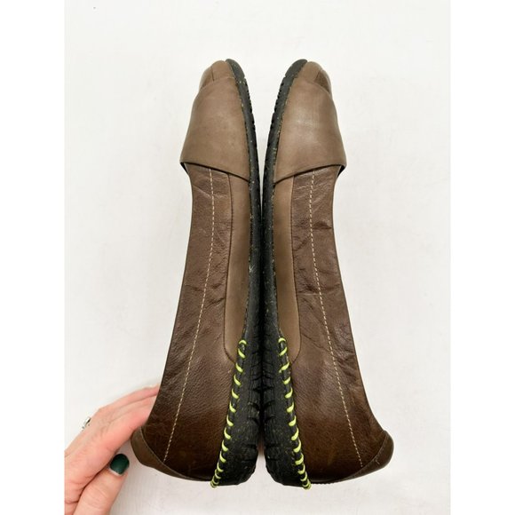 MERRELL Women's Whisper Flush Shoes Espresso Ballet Flats Leather 10 - Picture 8 of 10